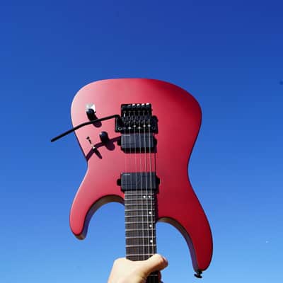 ESP LTD M-1000 - Candy Apple Red Satin 6-String Electric Guitar image 1