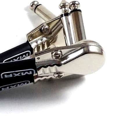 Patch Cables MXR 6 inch (~152mm)  3 Pack  1/4" Angled Flat ( pancake ) ends imagen 3