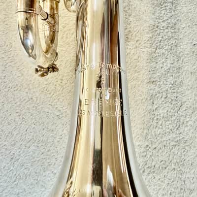 Vintage Los Angeles–made Benge Bd Resno-Tempered Bell 3 Silver Trumpet image 3