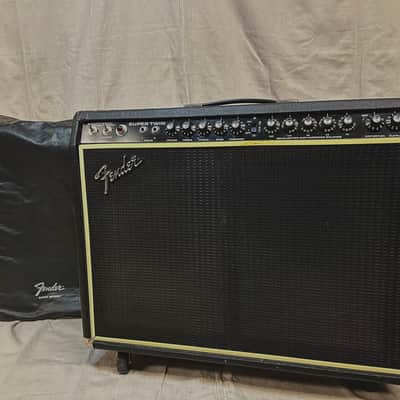 Fender Super Twin 180-Watt 2x12" Guitar Combo 1970s - Black- 1980 - Black image 1