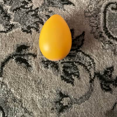 Mint Latin Percussion Egg Shaker (Single) w/Mugan Music Logo, Yellow image 2