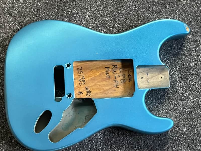 G&L Fullerton Legacy guitar Body Swamp Ash Lake Placid Blue USA image 1