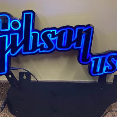 Gibson Display Sign and Guitar Hanger image 2