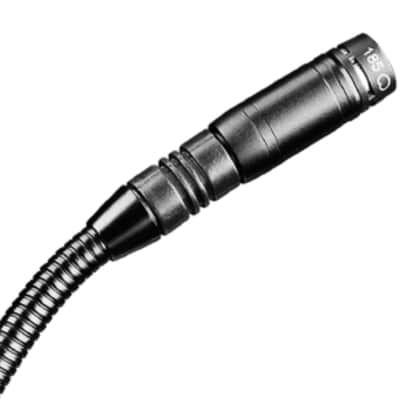 Shure MX410LPDF/S 10" Shock-Mounted Gooseneck, Green/Red LED Ring at bottom, Less Preamplifier, Dual Flexible, Supercardioid image 3