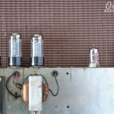 Tweed 1960 Fender Deluxe 5E3 Narrow Panel Amplifier with cover & original transformers image 22