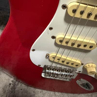 Squier Standard Stratocaster with Maple Fretboard 1996 - 2000 - Torino Red image 25