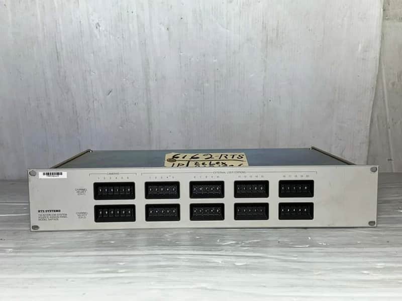 RTS Systems SAP1626 TW Intercom System Source Assign Panel Unit #6162 (One) image 1
