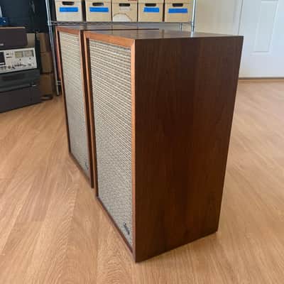 Vintage Pair of Frazier Mark IV Speakers 10" Sub w/ Horned tweeter Sequential #s image 3