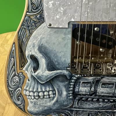 Custom Skull Telecaster 2023 American Made image 3