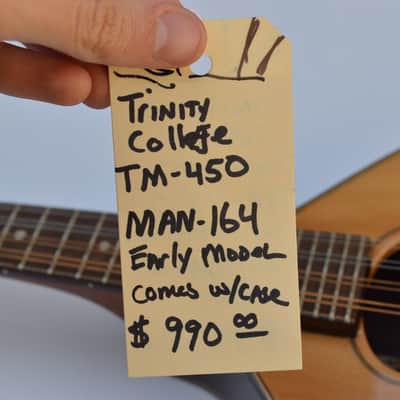 Early Model Trinity College TM-450 Celtic Mandolin image 12
