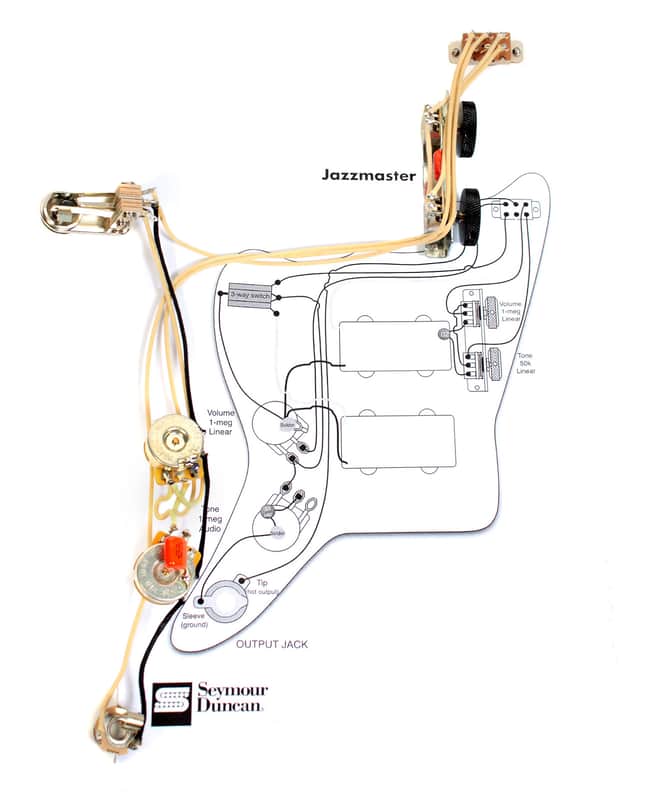 920D Custom Shop JMH-VINTAGE Vintage Traditional Jazzmaster Wiring Harness image 1