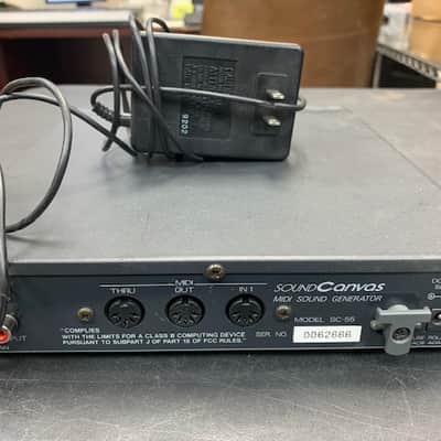 Roland Sound Canvas SC-55 MIDI Sound Generator 1991 - 1993 - Black image 2