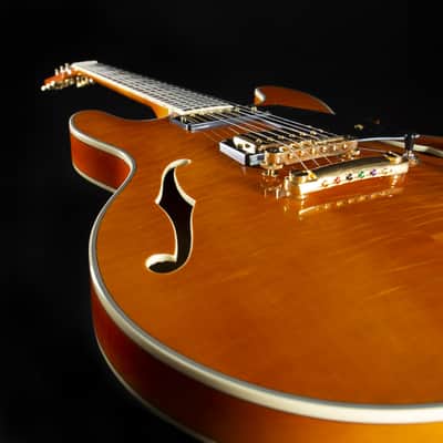 J & D SH 40 TA Transparent Amber  - Semi Acoustic Guitar image 10