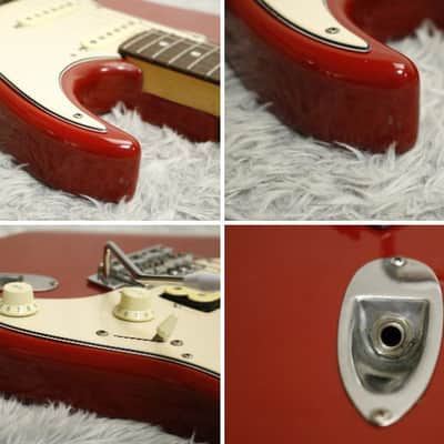 1990 made Greco GPM-1R Stratocaster type Fiesta Red finish Fujigen Made in Japan image 10