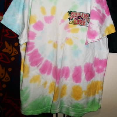 sublime with rome new 2024 tour psychedelic L woman tie die tee - reggae ska punk california image 2