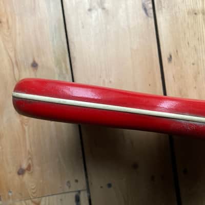 1960s Hofner Colorama 1 Red Vinyl Guitar Body image 19
