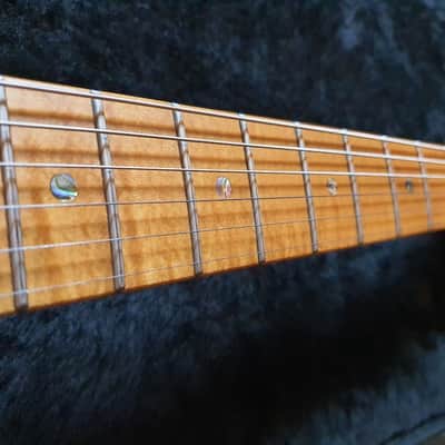 2012 Lipe Custom USA Virtuoso Flame Maple Top Amalfitano Electric Guitar image 6