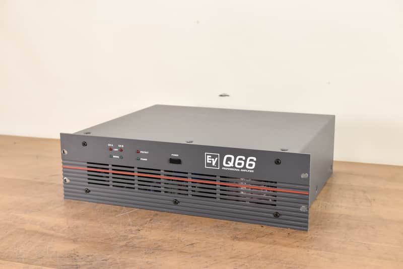 Electro-Voice (EV) Q66 Two-Channel Power Amplifier (church owned