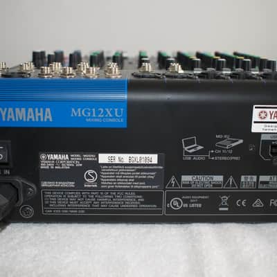 Yamaha MG12XU 12-Channel Analog Mixer 2016 - Present - Black image 12