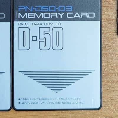 Roland PN-D50-03 ROM Memory Card for D-50 Synthesizer Factory sounds
