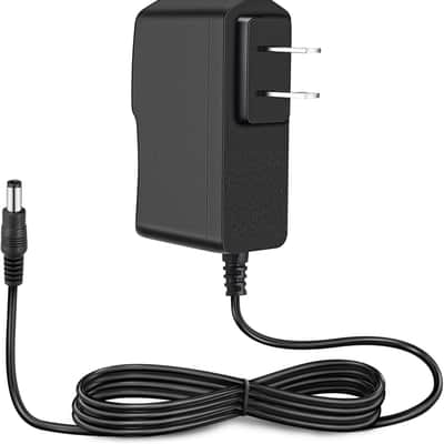 Power Supply Adapter - Center Positive, AC 100-240V to DC 9V 1000mA Wall Adapter, 9 Volt 1 Amp Supply w/5.5x2.5mm & 5.5x2.1mm Plug (NOT for Center Negative Device - Pedals, Keyboards) image 1