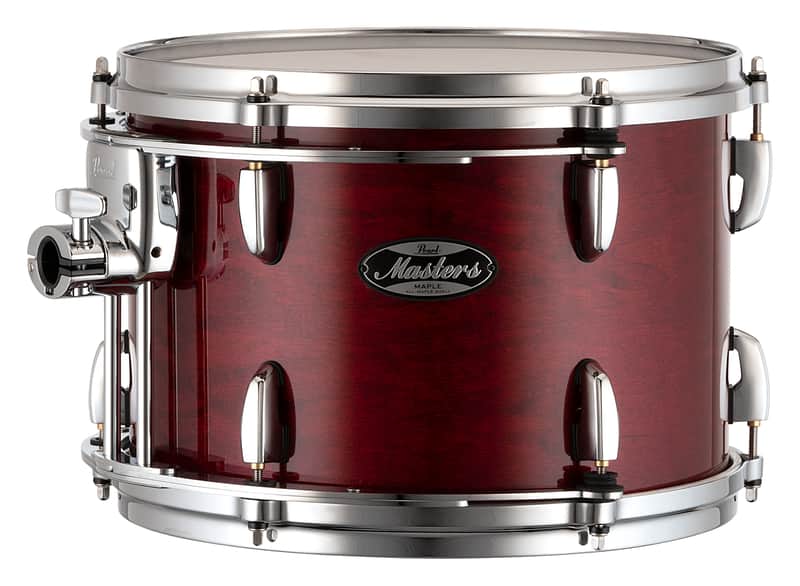 Pearl Masters Maple 14x10" Natural Cherry Premium Lacquer #887 Rack Tom Tom Drum w/Standard Mount | WorldShip | NEW | Authorized Dealer image 1