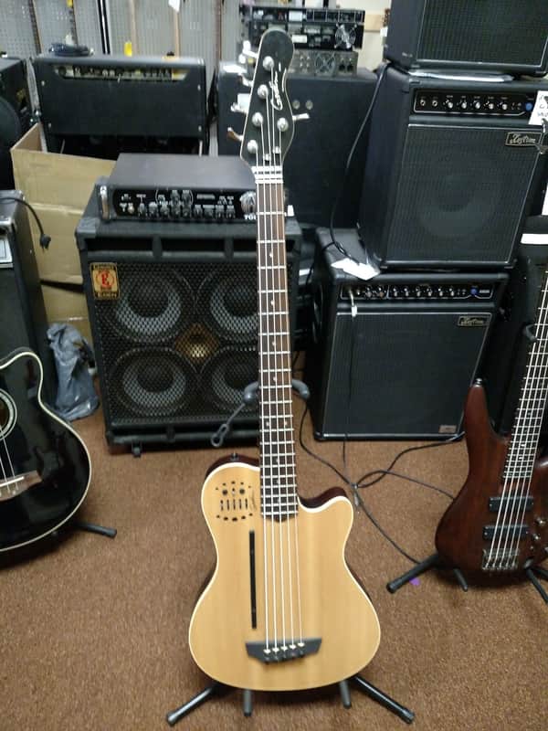 Godin A5 MIDI Acoustic/electric/synthic.. ;) Natural Finish 5 string Bass.. m@ image 1