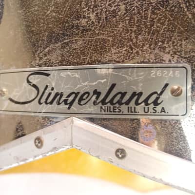 Slingerland 12,14,16"#592 Cut-A-Way Trio Tom Drums COW Chrome-Wood Vintage70s US image 10