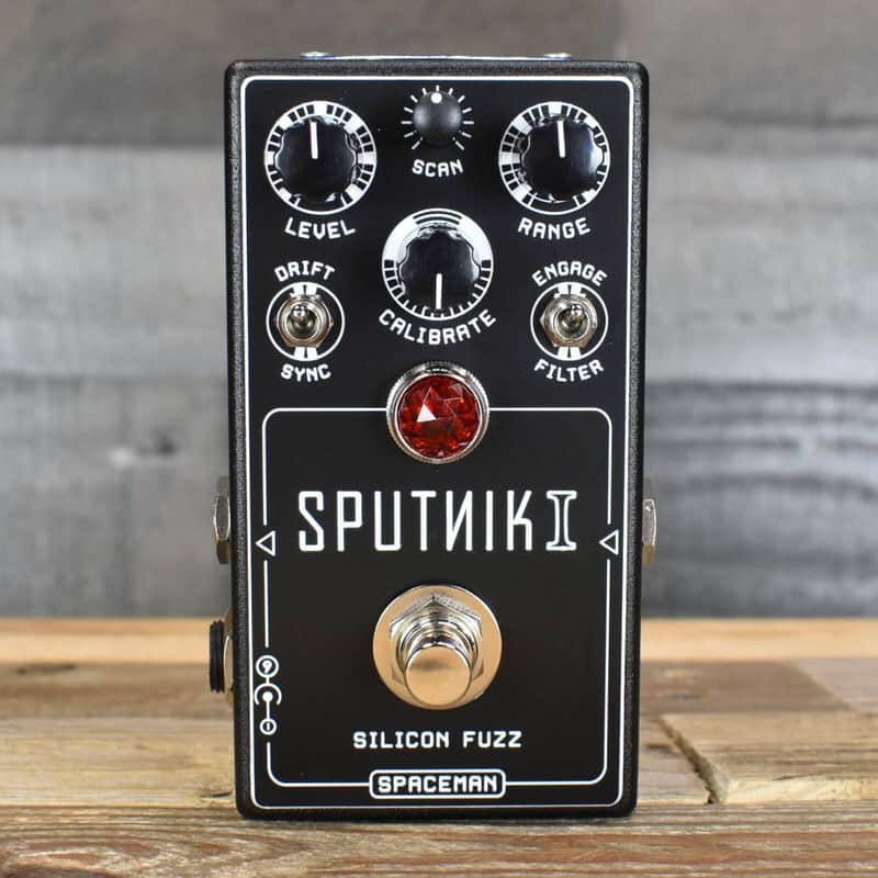 Mint Spaceman Effects Sputnik 1 Silicon Fuzz Pedal - Black Edition image 1