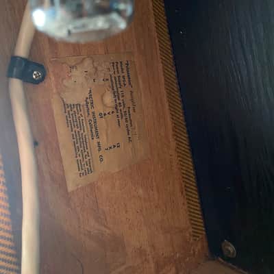 Fender Princeton 5F2-A Narrow Panel 4-Watt 1x8" Guitar Combo 1957 - 1960 - Tweed image 7