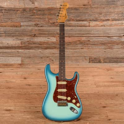 Fender Custom Shop '62 Stratocaster Journeyman Relic Surf Blue Burst 2024 image 4