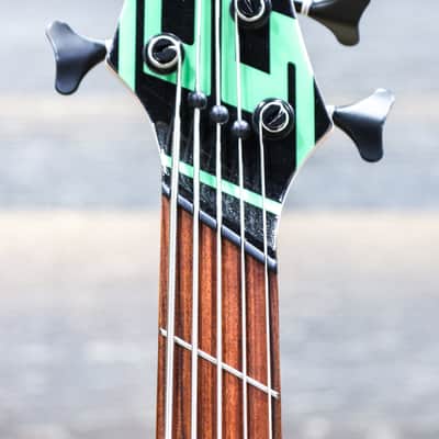 Dingwall JT-3 John Taylor Signature 5-String Metallic Black Electric Bass w/Bag image 5