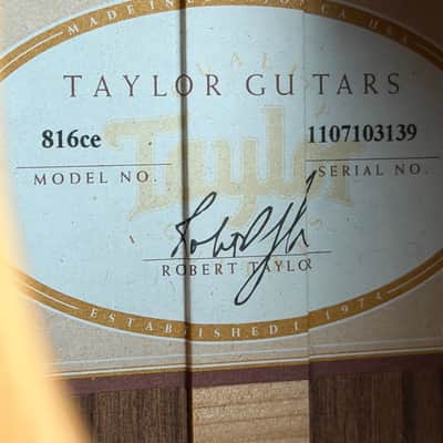 Taylor 816ce with ES1 Electronics 2012 - Natural image 9