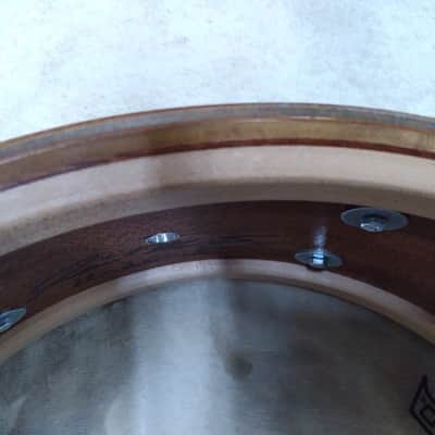 Chicago 14x5.5" Custom Mahogany/Maple snare image 4