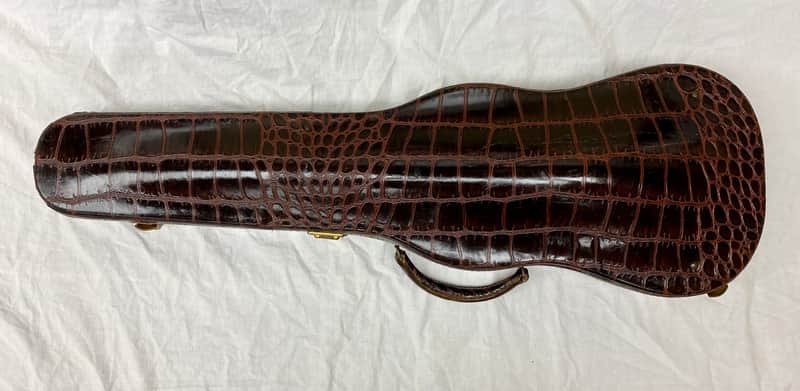 Lifton Faux Alligator Leather Shaped 4/4 Violin Case image 1