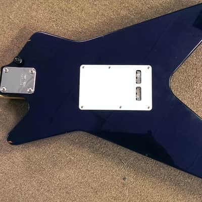 80’s Cimar/Ibanez V Shape Electric Guitar, Blue, Humbuckers, Maple, Your First? image 11