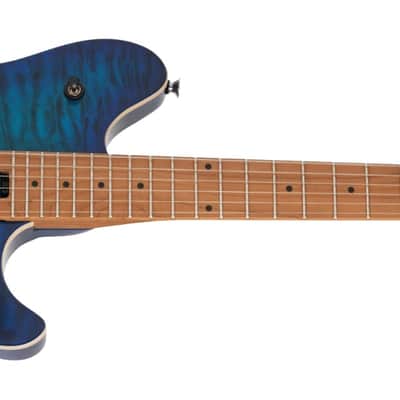 EVH Wolfgang Special QM Electric Guitar. Baked Maple Fingerboard, Chlorine Burst image 5