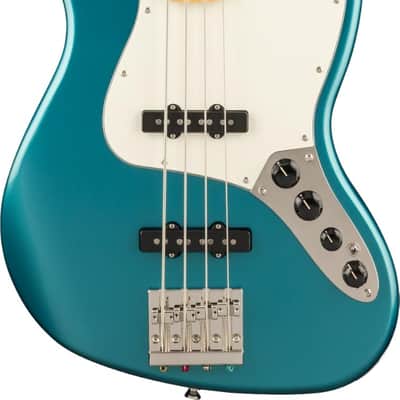 Classic Vibe Active '70s Jazz Bass, Maple Fingerboard, Parchment Pickguard, Ocean Turquoise image 1