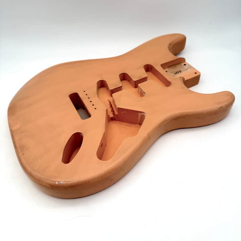 MJT Stratocaster Body Alder Relic Nitro Aged Peach mjt6673 image 1