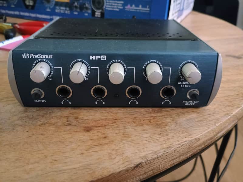 PreSonus HP4 4-Channel Headphone Amplifier 2010s - Blue image 1