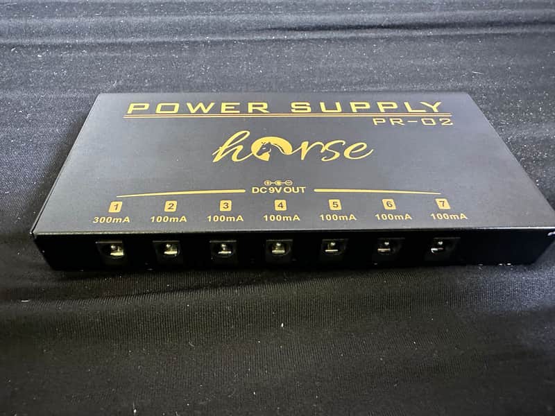 Horse PR-02 PEDAL BOARD POWER SUPPLY Guitar Pedal Power Supply (Charlotte, NC) image 1