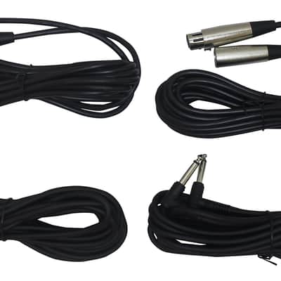 Pair of Rockville Package 12" 1400 Watts Passive DJ PA Speakers+(2) Stands+(2) Mics+Cables image 8