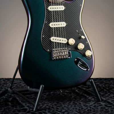 Stunning ColorShift Blue/Teal/Purple Replacement HSH Strat North American Alder image 13