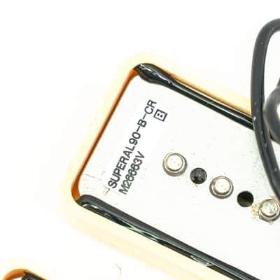 P90 Soapbar Pickup Set – Neck & Bridge (Cream, Korea-Made, New) image 5
