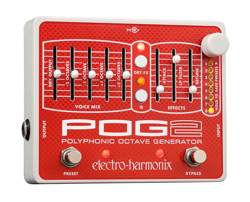 Electro-Harmonix POG2 Polyphonic Octave Generator Pedal - Open Box image 1