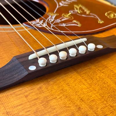 2026 Gibson 1960 Hummingbird Fixed Bridge VOS Heritage Cherry Sunburst OHSC COA image 13
