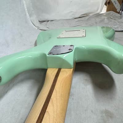 Fender USA Jeff Beck Stratocaster Guitar with Case 2015 - Surf Green / Rosewood fingerboard image 24