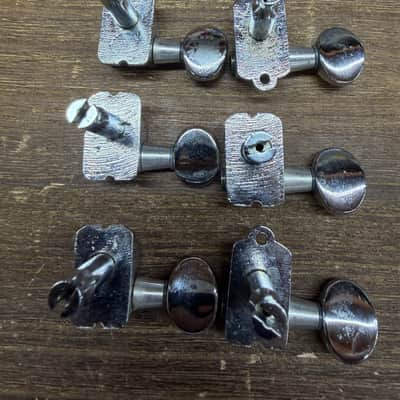 DiMarzio Lo Mass 6 on a Side Tuners Vintage Size Yngwie Malmsteen 80s - Chrome image 7