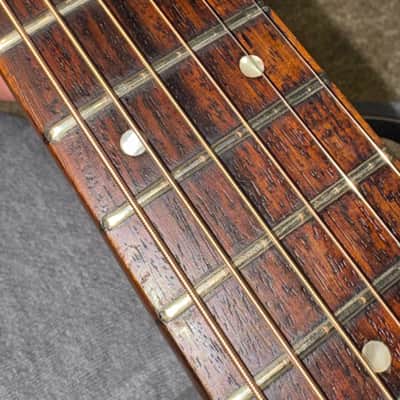 Takamine F-340S lawsuit era 1976 Japan w/ pickup and OHSC image 23