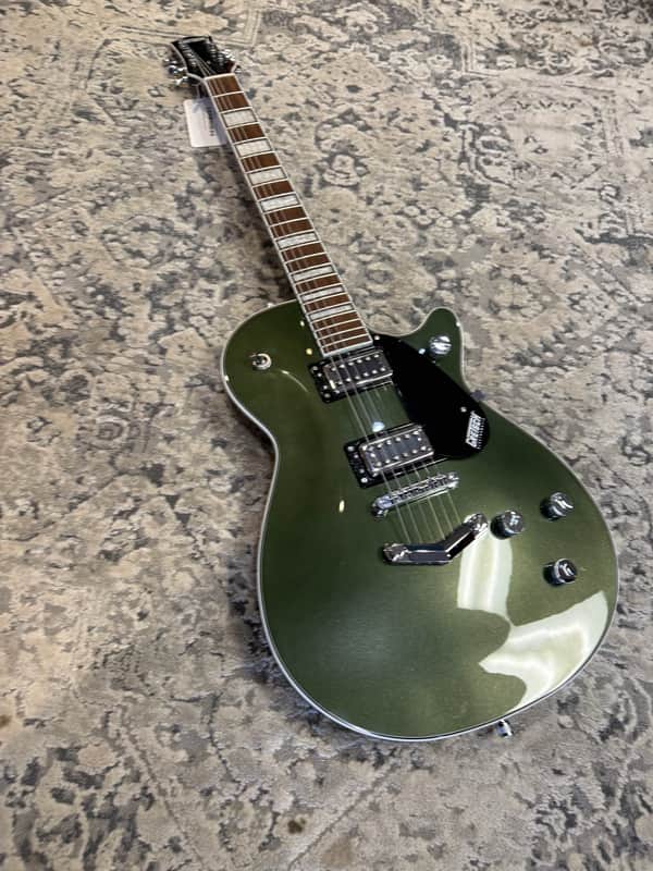 Gretsch G5220 Electromatic Jet BT with V-Stoptail in Olive Metallic image 1